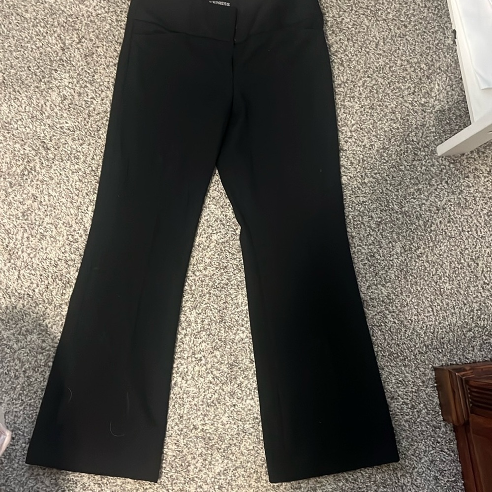 Express dress pants, wide leg.